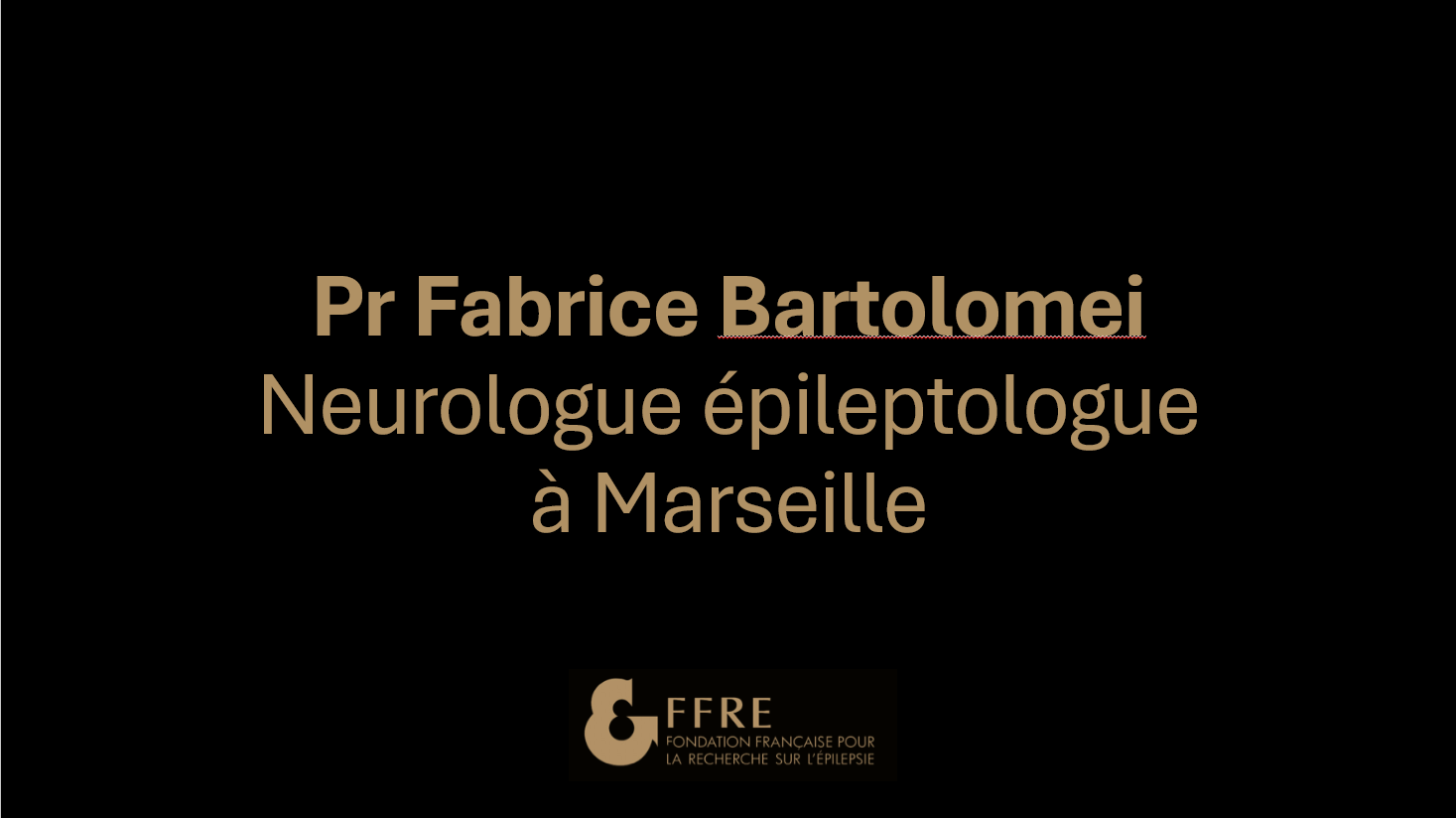 .Brillante présentation sur l’art et l’épilepsie de Fabrice Bartoloméi